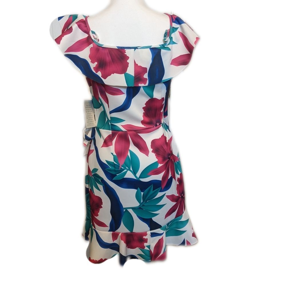 NWT Alexia Admor for Boston Proper wrap dress. Size 10. - Picture 3 of 7